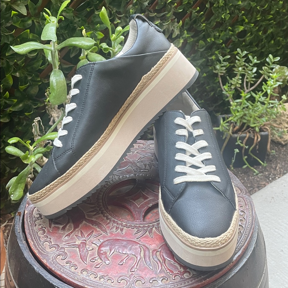 Dolce Vita Black and White Sneakers